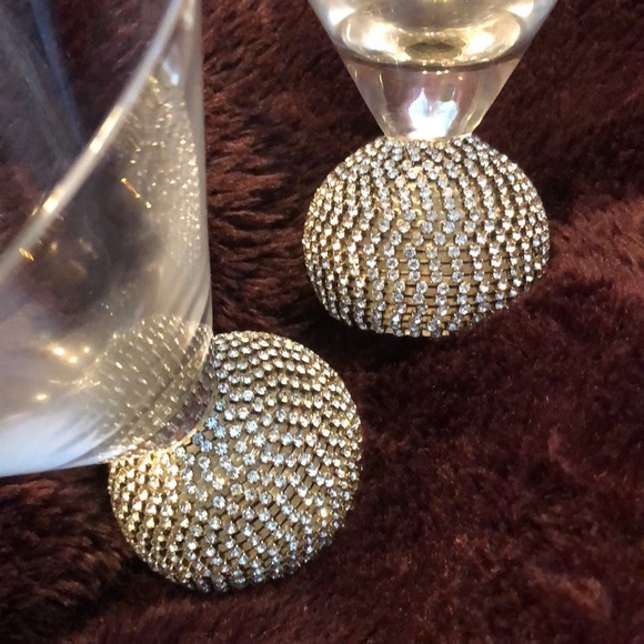 π SUPER FANCY BLING2 Grasslands GR Road Martini Glasses πΈ - Picture 3 of 7